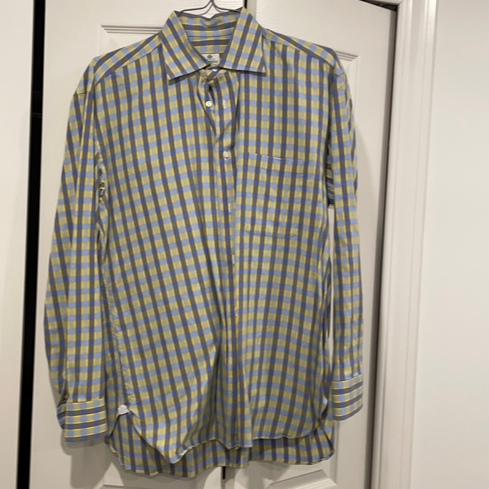 Borrelli Napoli medium button down. Thick cotton
